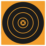 B\/C Big Burst Target 12\"-3 Bull's-Eye Targets