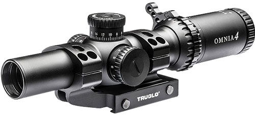Truglo Omnia 1-4X24mm Scope 30Mm Tube Ir Sp W\/1Pc Mount Do