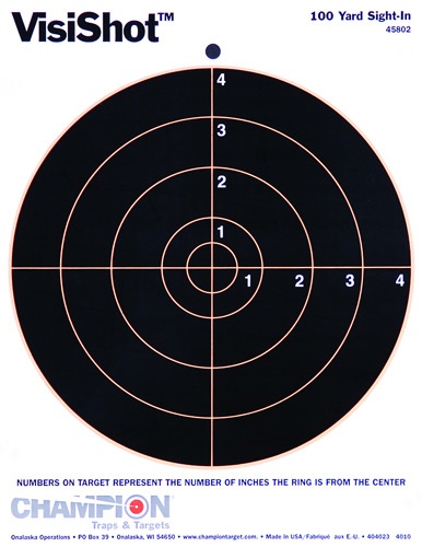 Champion Visishot Circle 8\" Target 10-Pk