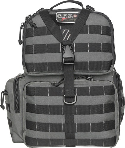 Gps Tactical Range Backpack W/Waist Strap Gray Nylon