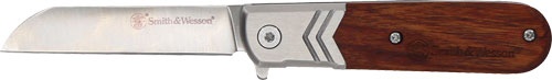 S&W Knife Rosewood Executive Barlow 2.75\" Folding Blade