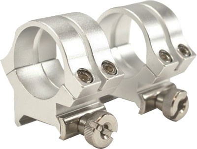 Weaver Rings Detachable Quad- Lock 1\" Medium Silver .169\"