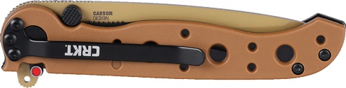CRKT 3-Inch Half-Serrated Tan/Tan Tanto Knife