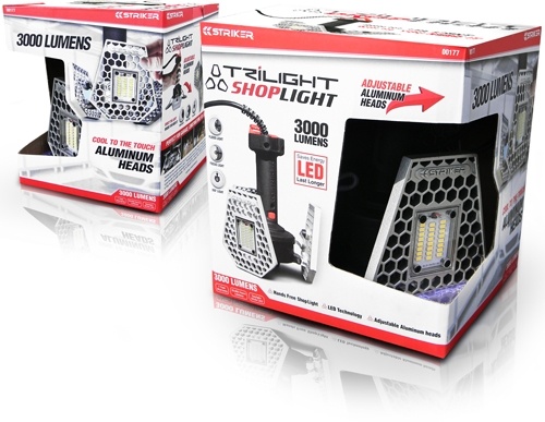 Striker Trilight Shop Light 3000 Lumens W/Adjustable Head