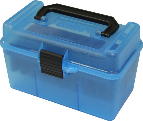 Mtm Deluxe Ammo Box 50-Rounds Rifle 223 Rem To 204 Ruger Cb
