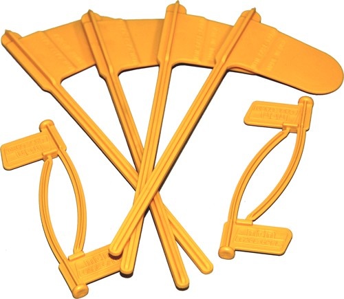 Mtm Pistol & Rifle Chamber Indicator Flags 8-Pack Yellow
