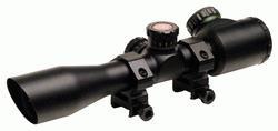 Truglo Tru-Brite 4X32mm Scope Illuminated R\/G Mil-Dot Black