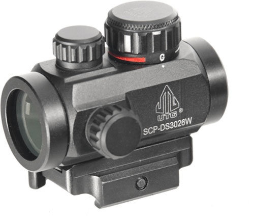 Utg Red Micro Dot 4.0 Moa 2.6\" 30Mm W\/Integral Qd Mount