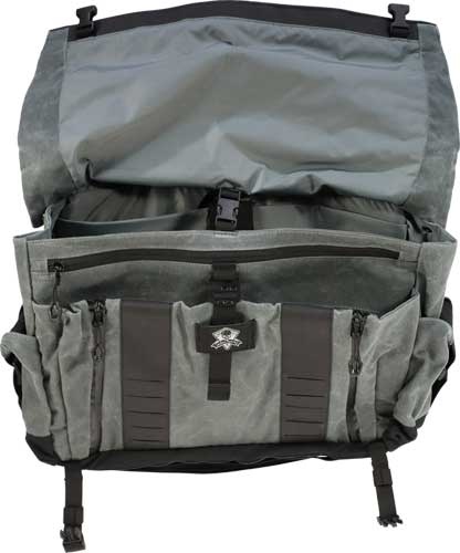 Grey Ghost Gear Wanderer Bag 2.0 Waxed Canvas Charcoal