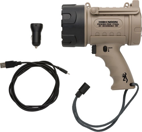 Browning High Noon Power Pro Spotlight 1700 Lumens Rechrgbl