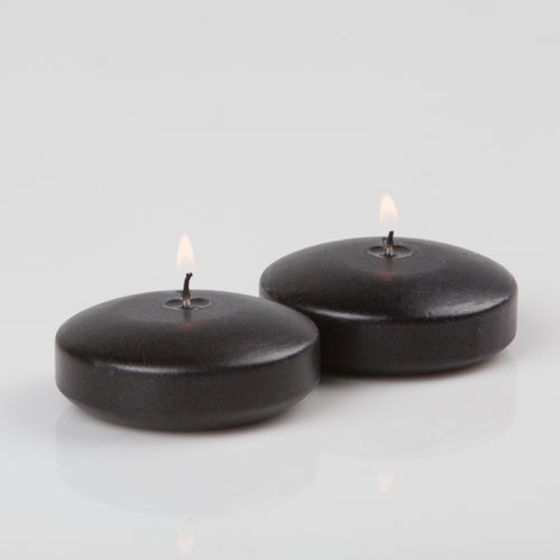 Richland 3" Black Floating Candles Set of 96