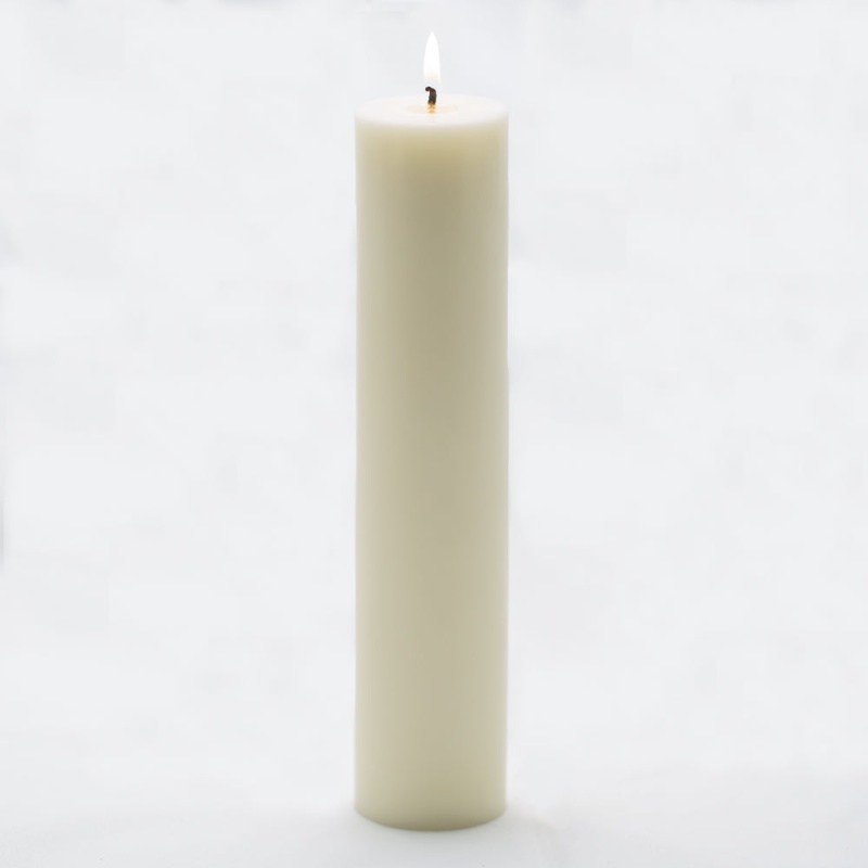 Richland Pillar Candle 2"X9" Light Ivory Set Of 10