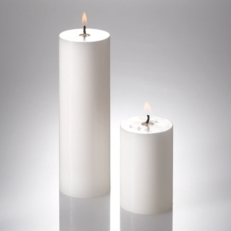Richland Pillar Candles 2" x 3" & 2" x 6" Set of 20