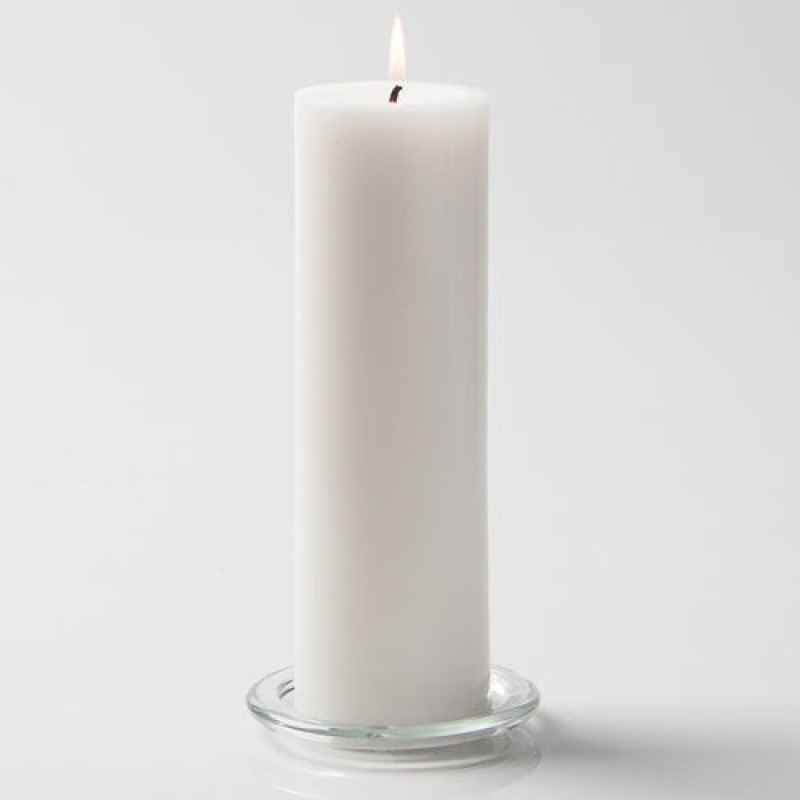 Richland 3"x9" White Pillar Candles Set of 24