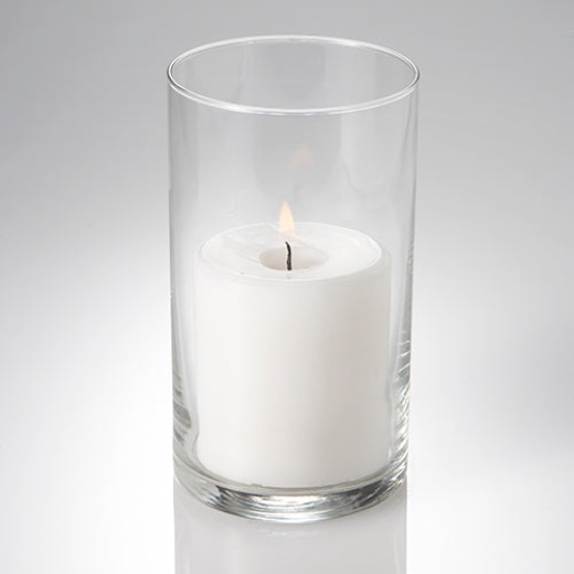Richland Pillar Candle 3" & Eastland Cylinder Holder 6" Set Of 12 (Choose Your Color)
